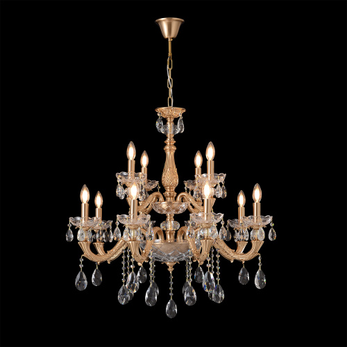 Люстра Crystal Lux ELIZABETH SP8+4 BRASS Люстра Crystal Lux ELIZABETH SP8+4 BRASS